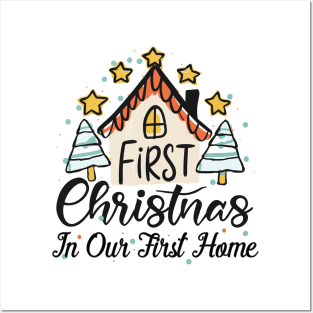 First Christmas in Our First Home,Christmas Gifts Classic Posters and Art